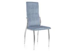 Стул на металлокаркасе Farini blue (46x52x99)