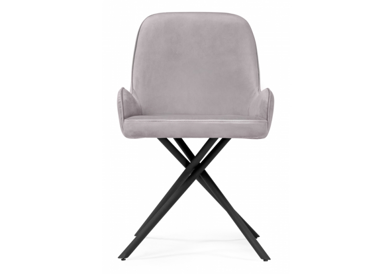 Стул на металлокаркасе Галтер MR-28 / черный (53x56x82)