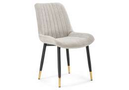 Стул на металлокаркасе Seda 1 latte / black / gold (52x49x86)