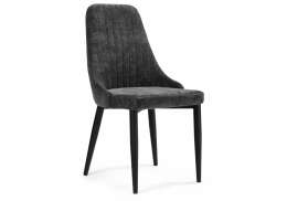 Стул на металлокаркасе Kora black / dark gray (47x57x89)