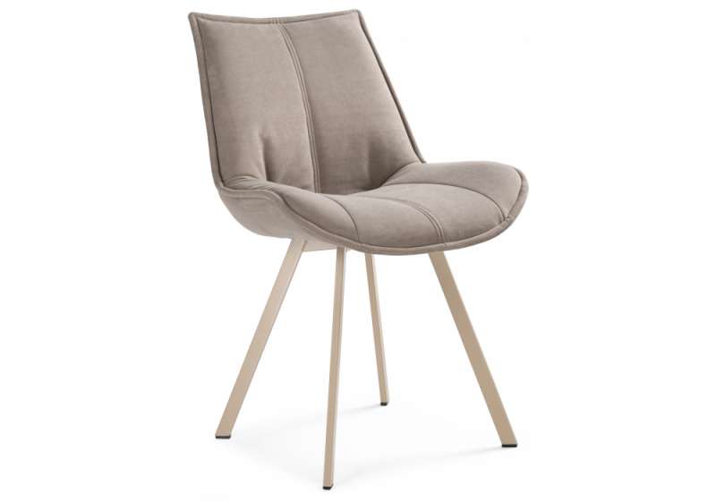 Стул на металлокаркасе Тува капучино (58x64x88). 