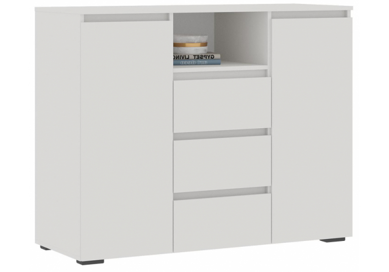 Комод Элла КМ 01 белый / белый. 