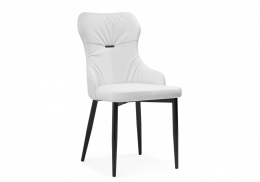 Стул на металлокаркасе Neli white / black (49x60x90)
